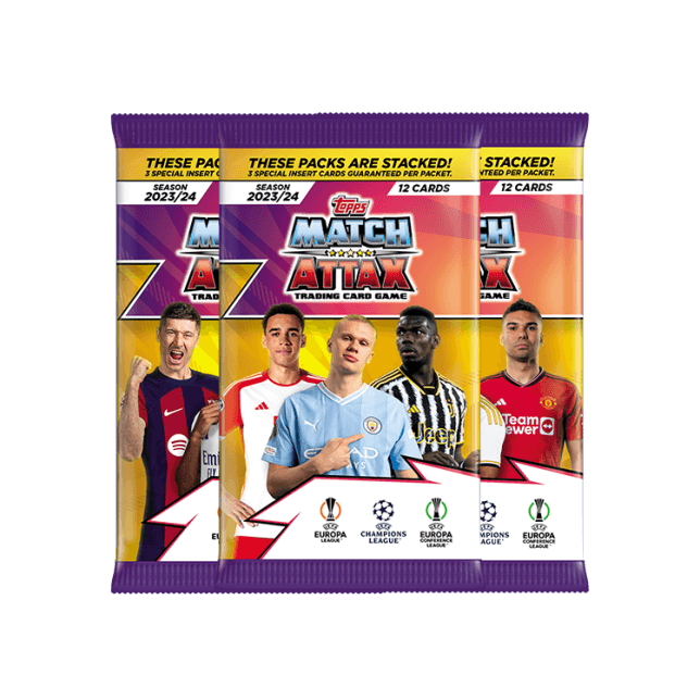 UEFA Match Attax Champions League 2023/2024 Edition Mega Booster Eco Box