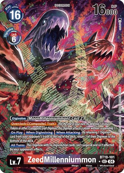 ZeedMillenniummon (BT19-101) (Alternate Art)