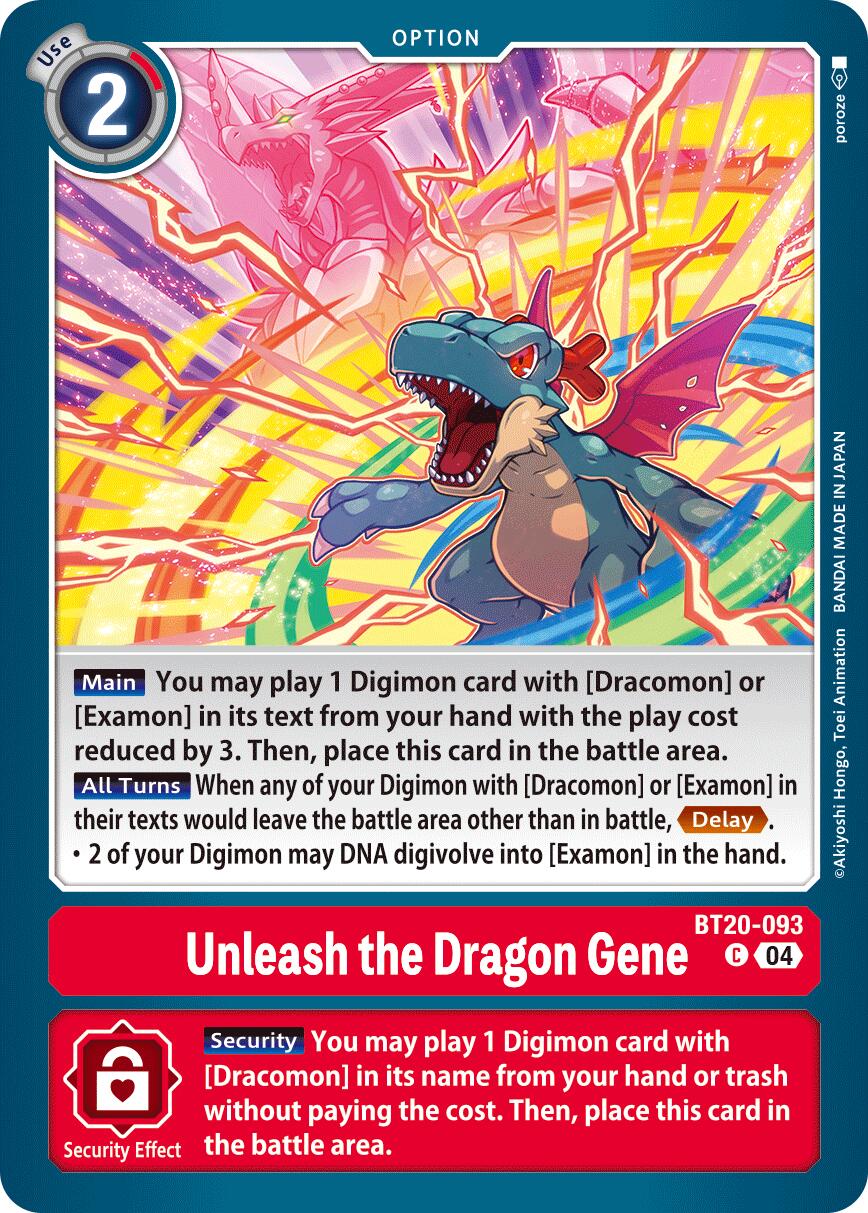 Unleash the Dragon Gene (BT20-093)