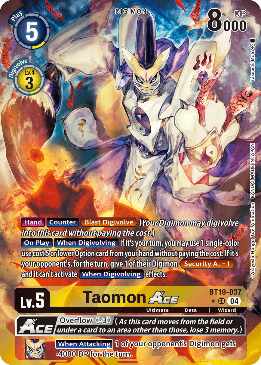 Taomon ACE (BT19-037) (Alternate Art)