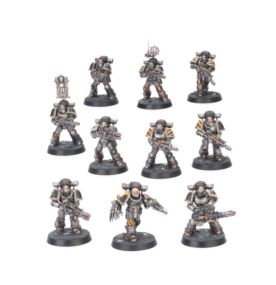 Legiones Astartes: MKII Veteran Squad with Disintegrator Weapons