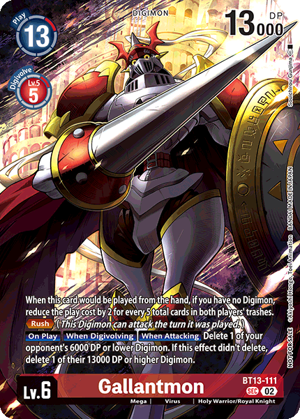 Gallantmon (BT13-111) (Alternate Art)