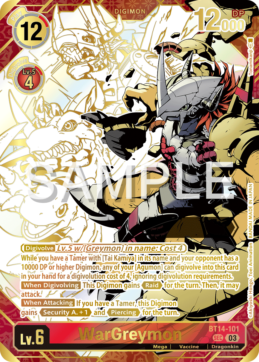 WarGreymon (BT14-101) (Alternate Art)