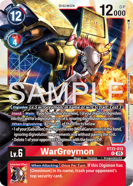 WarGreymon (BT22-013)