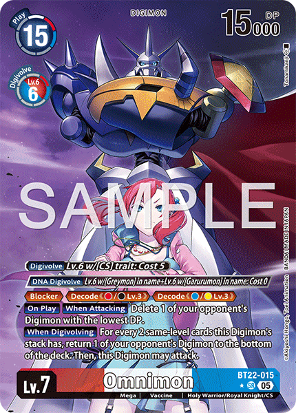 Omnimon (BT22-015) (Alternate Art)