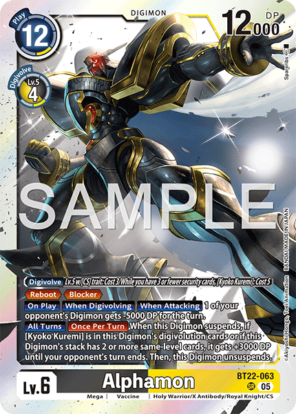 Alphamon (BT22-063)