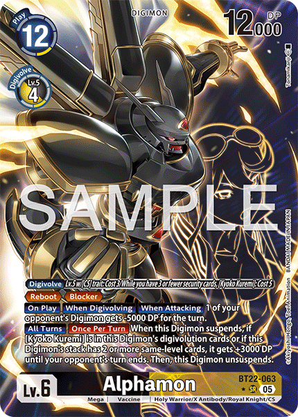 Alphamon (BT22-063) (Alternate Art)