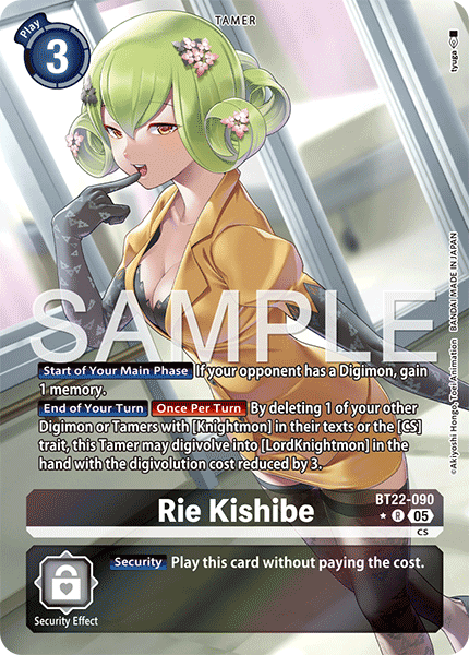 Rie Kishibe (BT22-090) (Alternate Art)