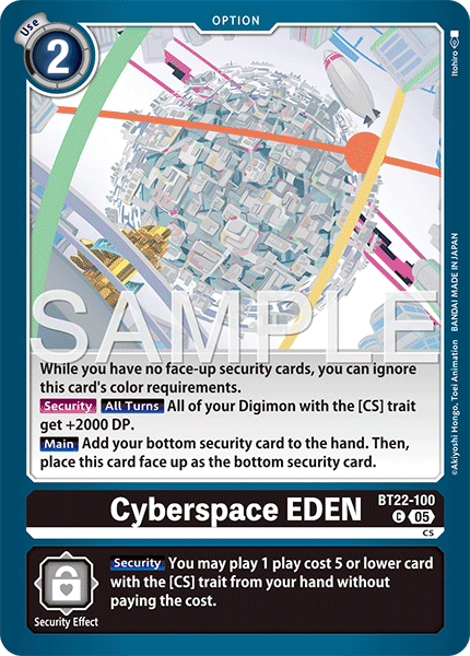 Cyberspace EDEN (BT22-100)