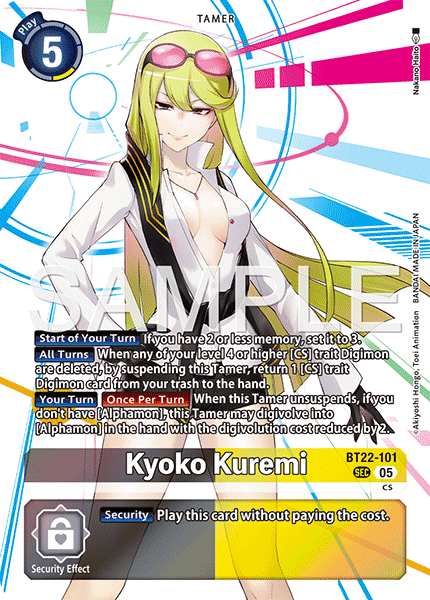 Kyoko Kuremi (BT22-101) (Secret Rare)