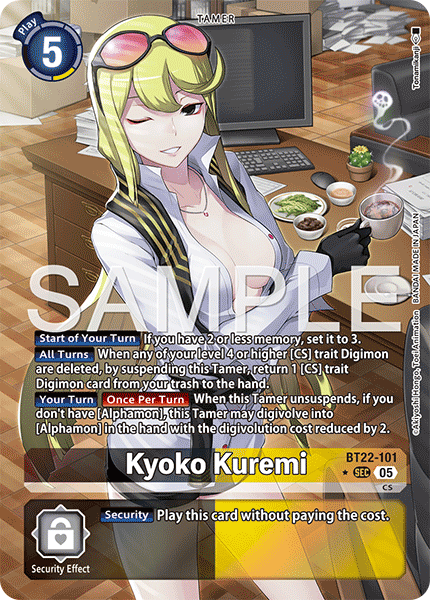 Kyoko Kuremi (BT22-101) (Alternate Art)