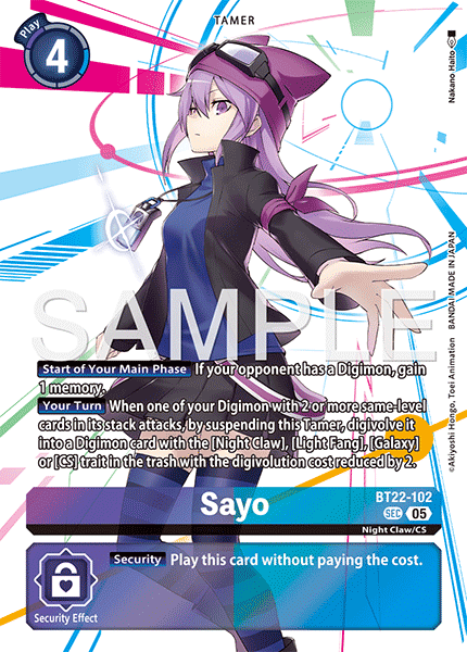 Sayo (BT22-102) (Secret Rare)