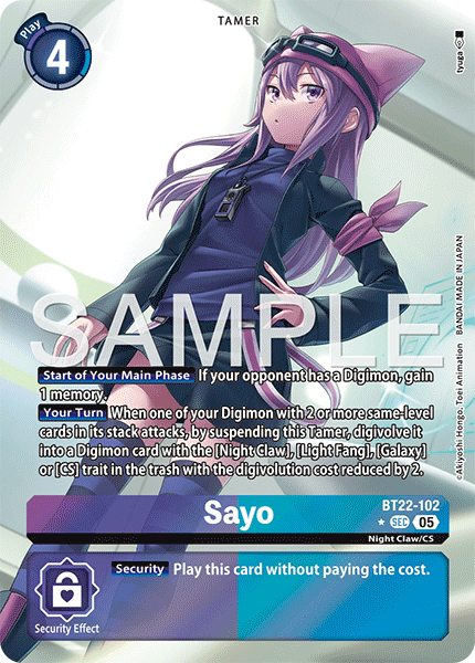 Sayo (BT22-102) (Alternate Art)