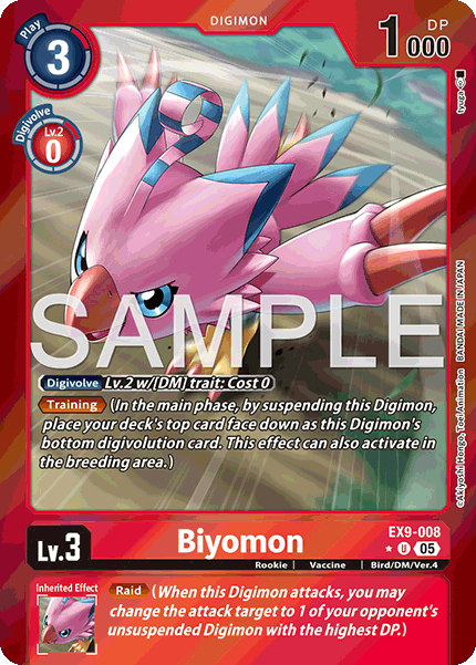 Biyomon (EX9-008) (Limited Foil)