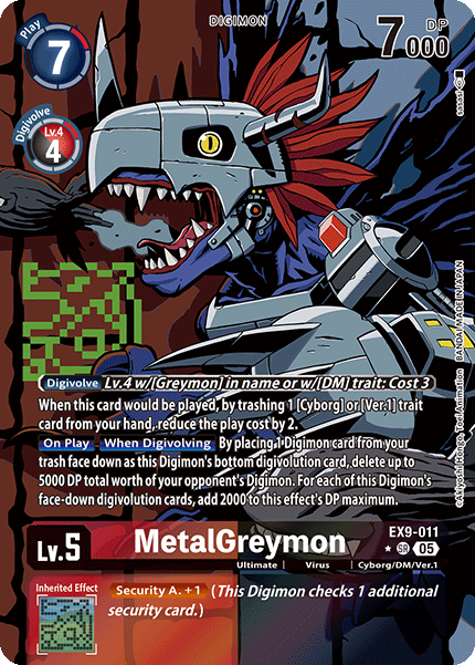 MetalGreymon (EX9-011) (Alternate Art)