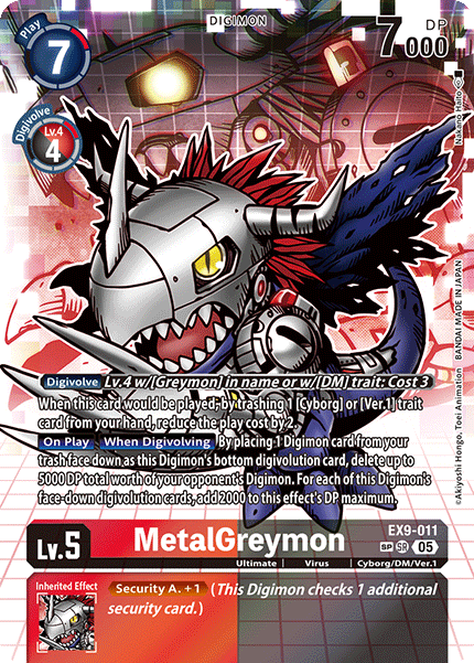 MetalGreymon (EX9-011) (Special Rare)