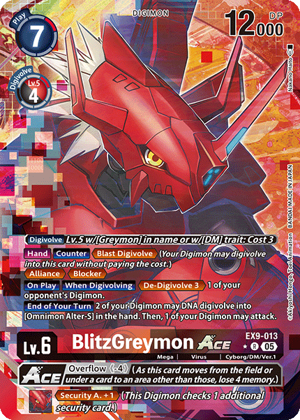 BlitzGreymon ACE (EX9-013) (Alternate Art)