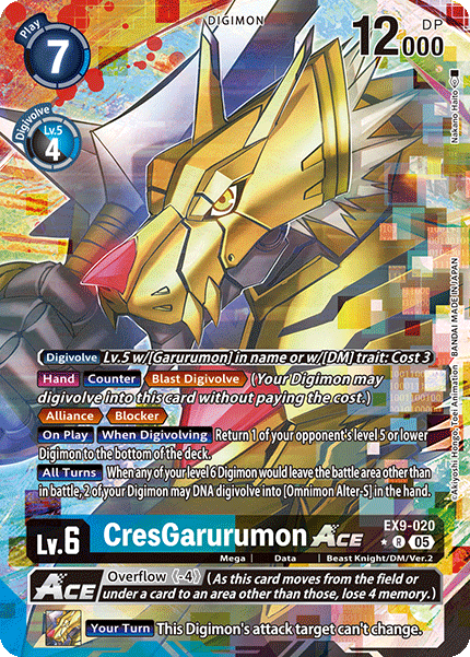 CresGarurumon ACE (EX9-020) (Alternate Art)