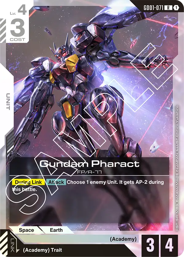 Gundam Pharact (GD01-071) – Turtle TCG