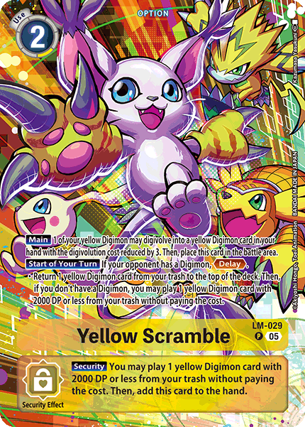 Yellow Scramble (ST-20) (LM-029) (Alternate Art)