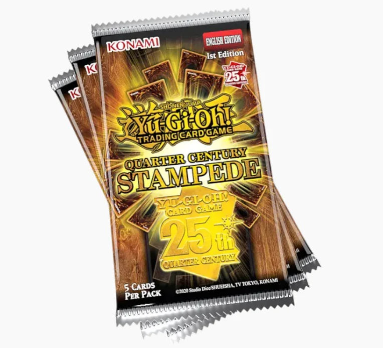 Yu-Gi-Oh - Quarter Century Stampede Collection 3-Booster Tuck Box