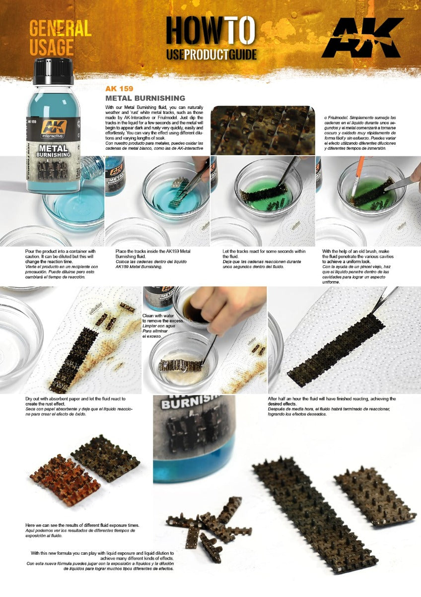 AK Interactive - Auxiliaries - Metal Burnishing Fluid