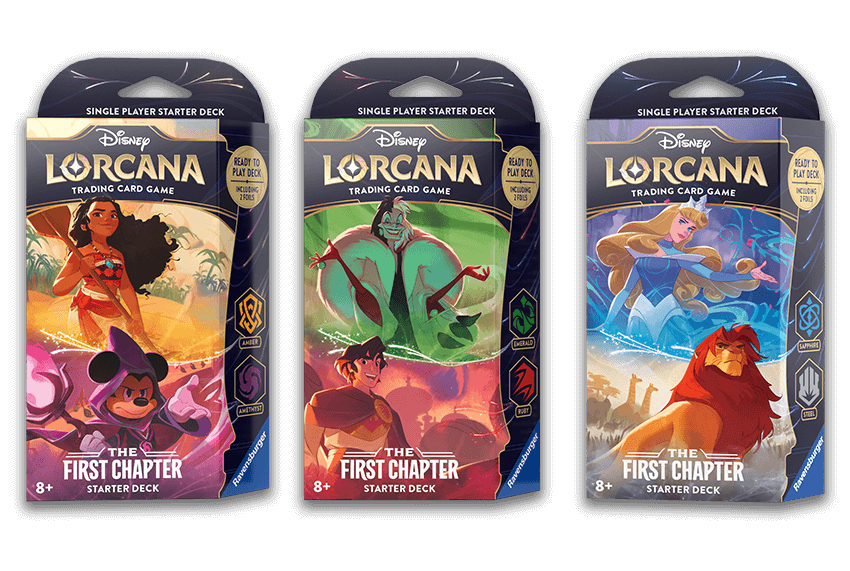 Disney Lorcana - Series 1 - DLC The first Chapter Starter Decks