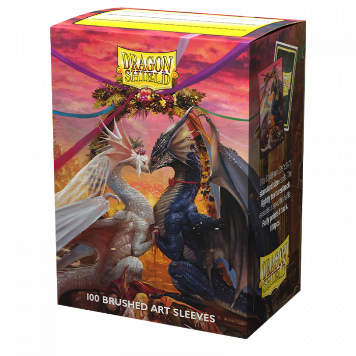 Sleeves - Dragon Shield - Box 100 - Brushed Art - Valentine Dragons 2023