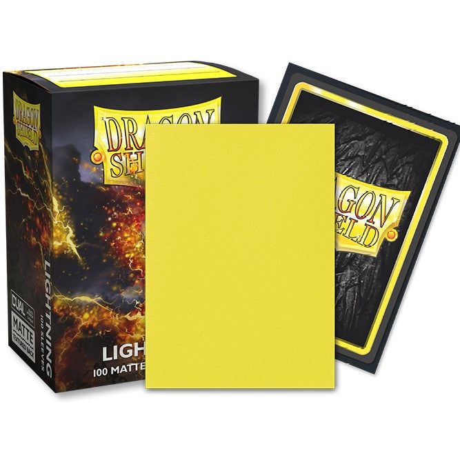 Dragon Shield: Sleeves – Matte Dual – Lightning Yellow Ailia