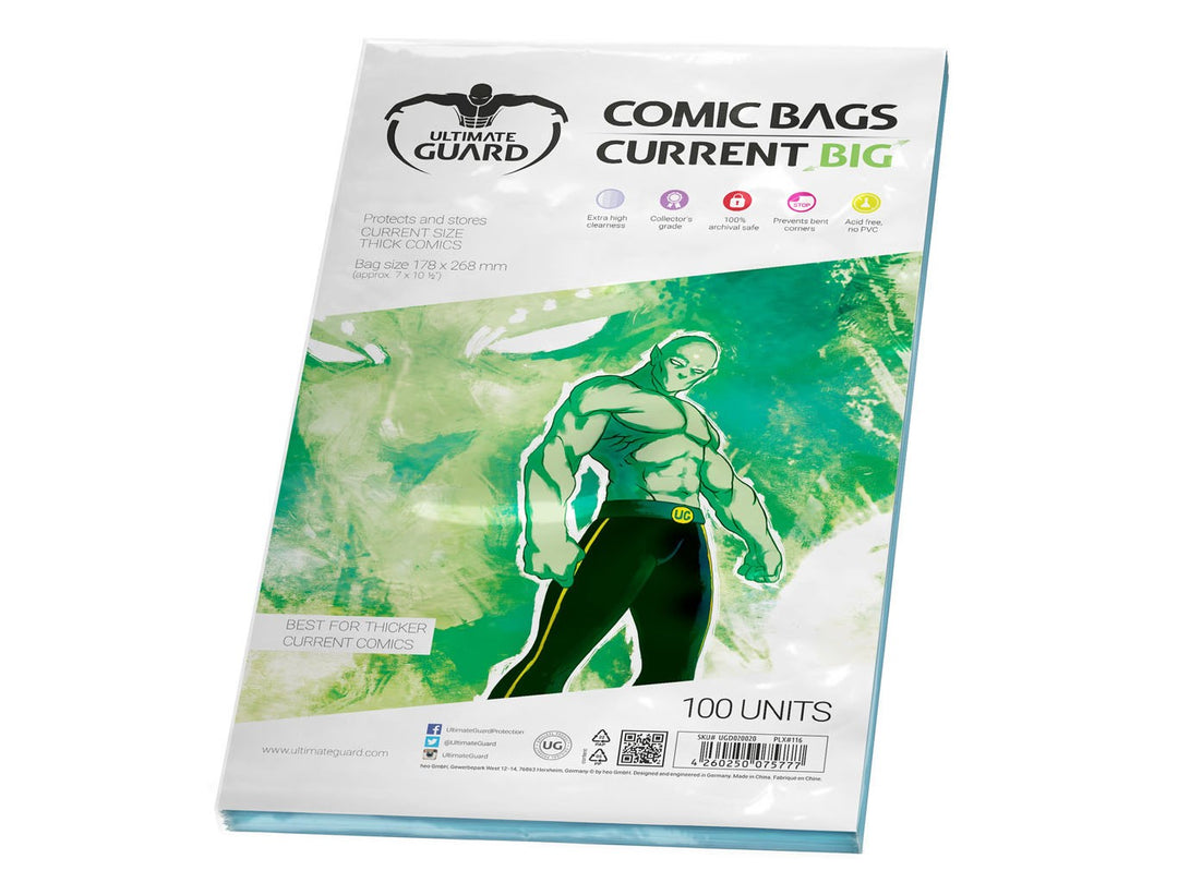 Ultimate Guard: Comic Bags – Big – Current Size