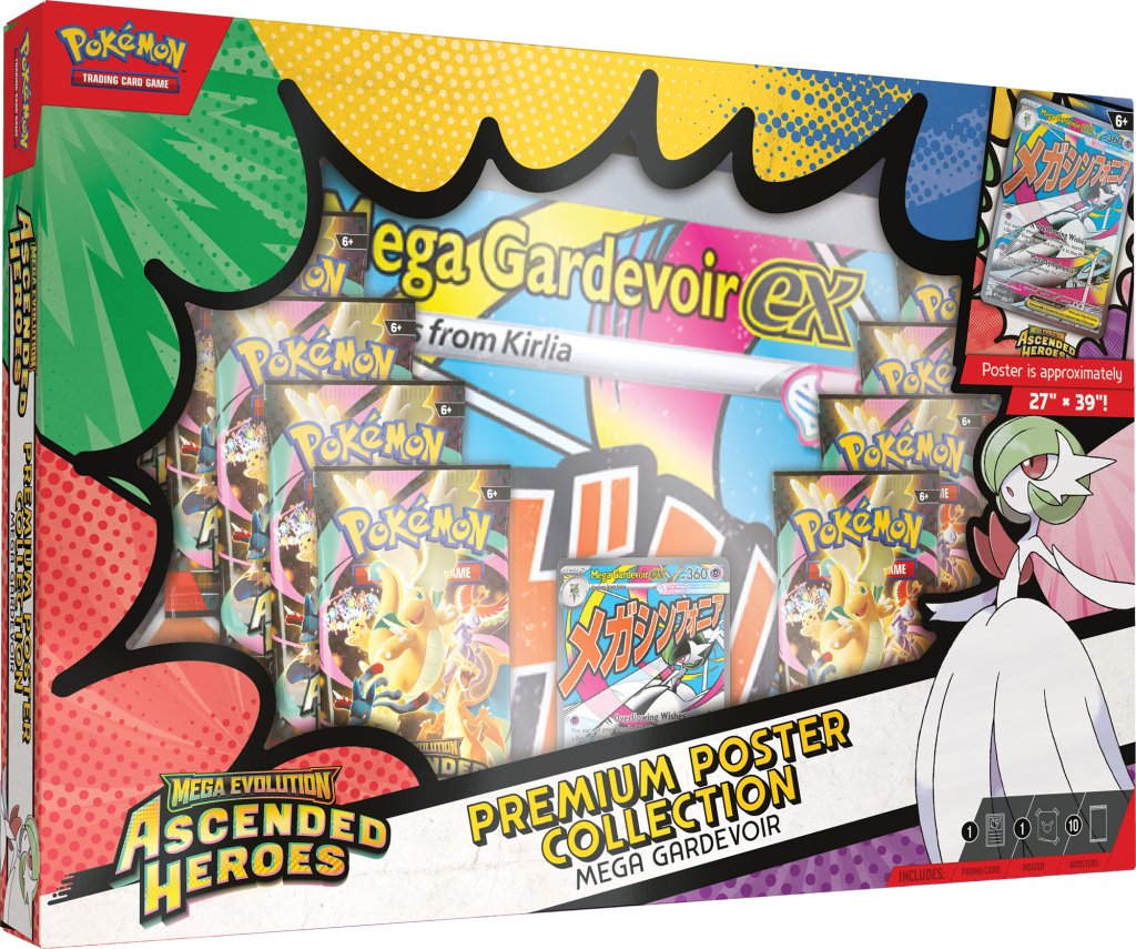 Pokémon TCG: Mega Evolution—Ascended Heroes Premium Poster Collection [Pre-order]