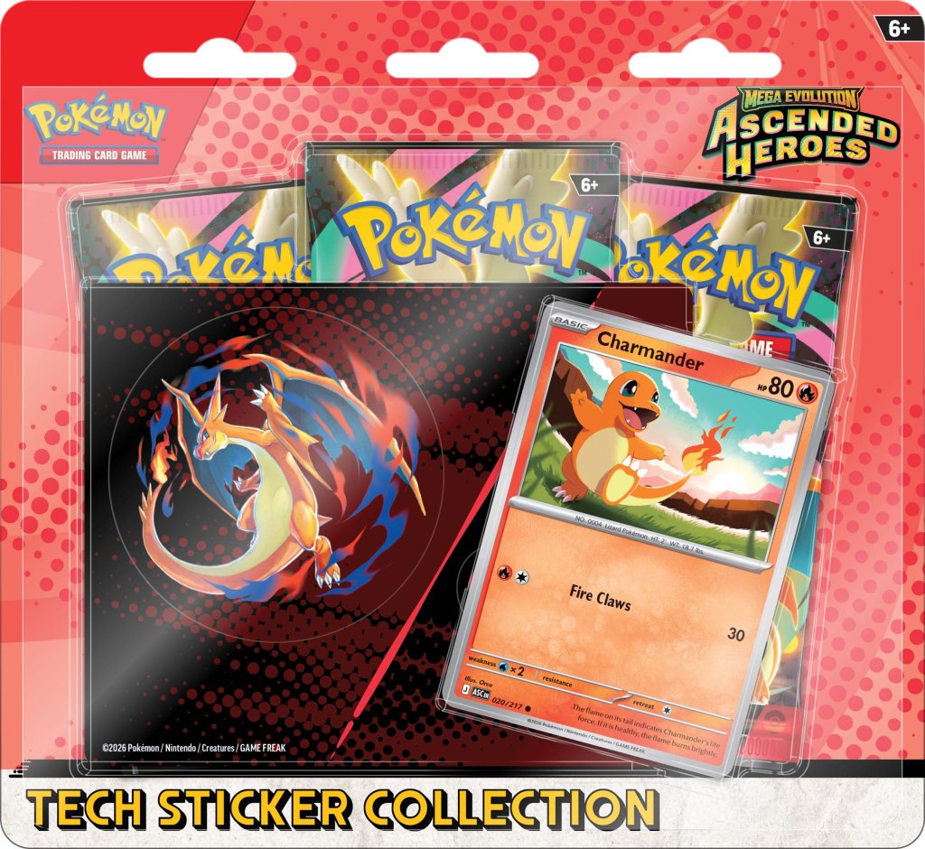 Pokémon TCG: Mega Evolution—Ascended Heroes Tech Sticker Collection (Assorted Design) [Pre-order]