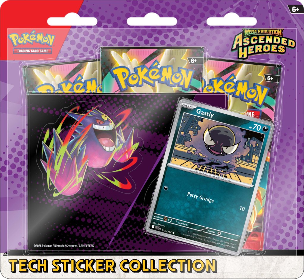 Pokémon TCG: Mega Evolution—Ascended Heroes Tech Sticker Collection (Assorted Design) [Pre-order]