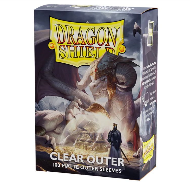 Dragon Shield: Outer Sleeves – Matte – Clear