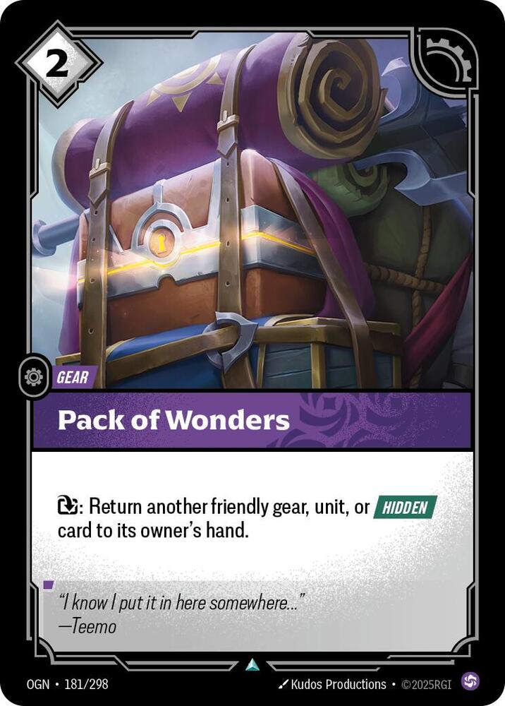 Pack of Wonders 181/298 (Origins)  - Foil