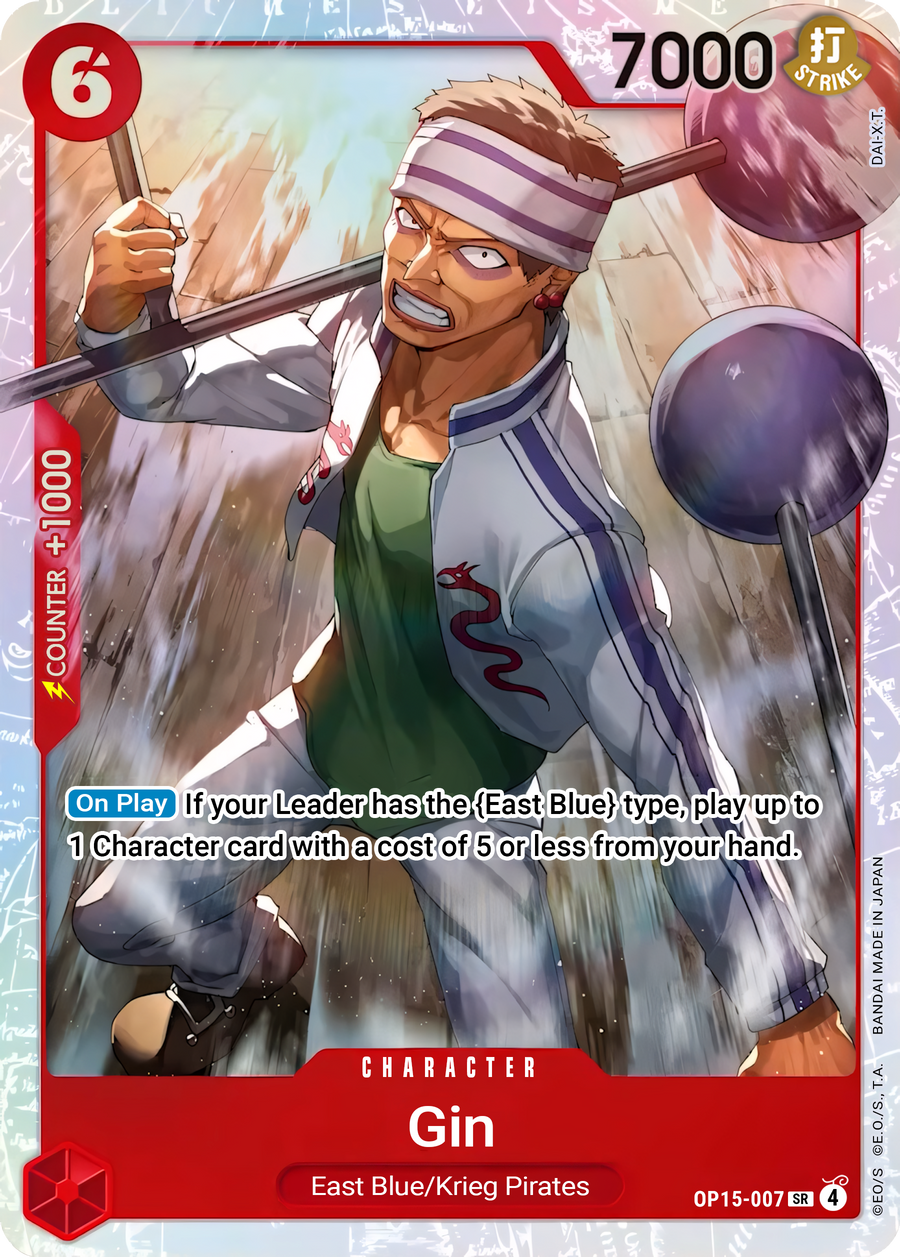 Gin OP15-007 (Adventure on Kami's Island)  - Foil