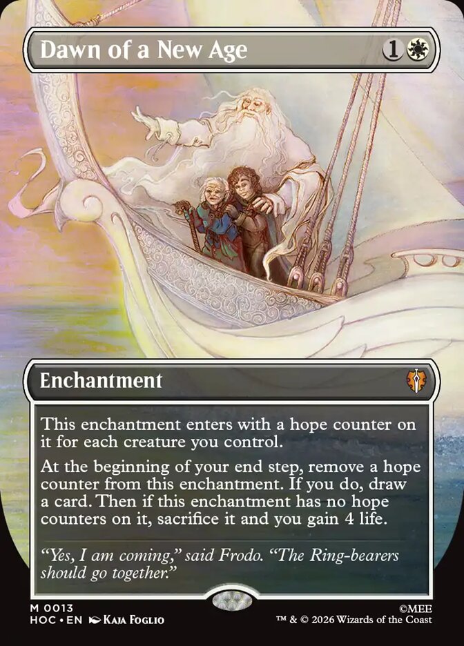 Dawn of a New Age 13 (The Hobbit: Eternal-Legal)  - Borderless Foil