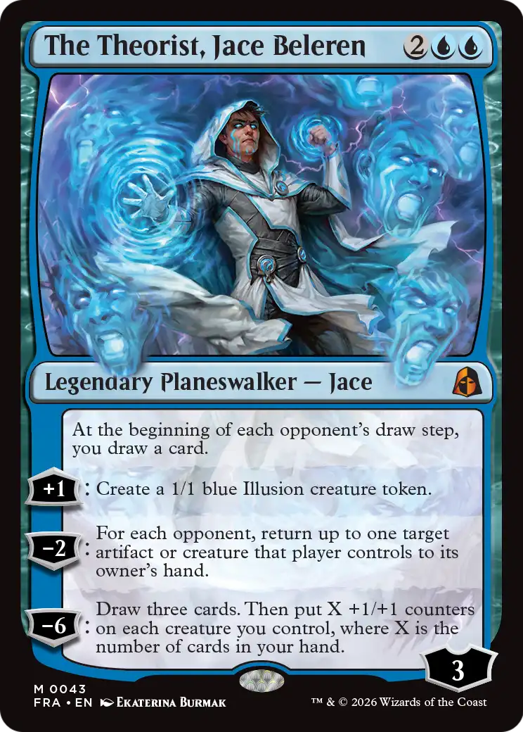 The Theorist, Jace Beleren 43 (Reality Fracture)  - Foil