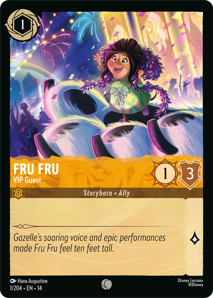 Fru Fru, VIP Guest 1/204 (Hyperia City)  - Cold Foil