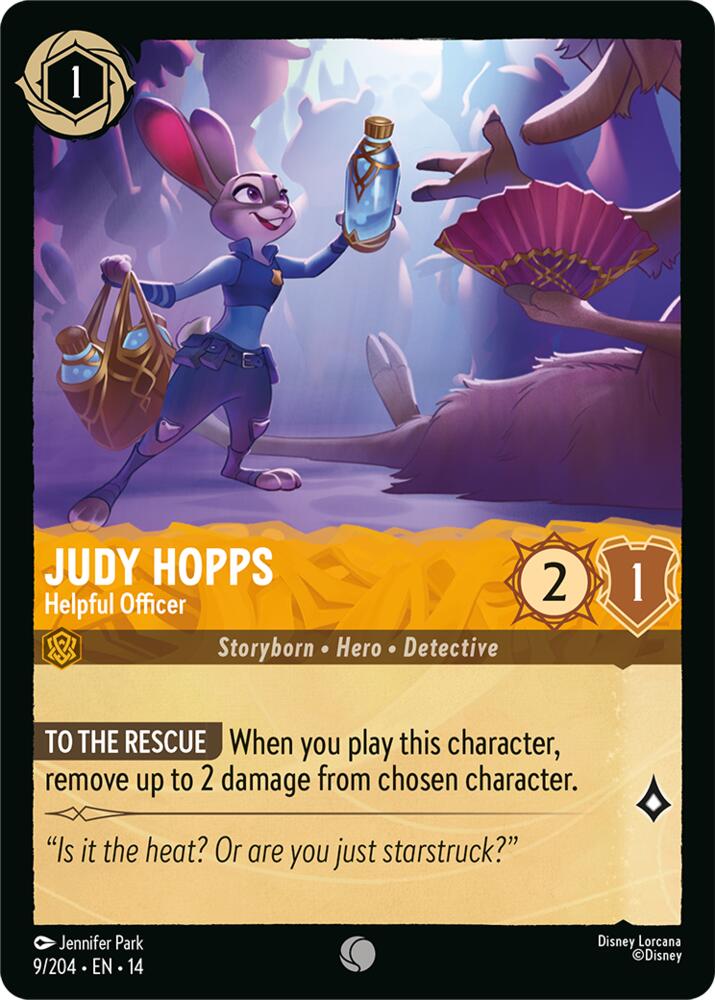 Judy Hopps, Helpful Officer 9/204 (Hyperia City)  - Cold Foil