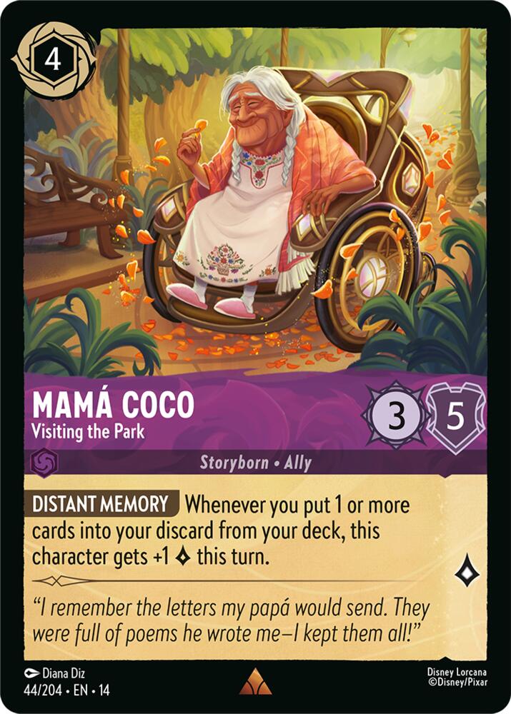 Mamá Coco, Visiting the Park 44/204 (Hyperia City) 