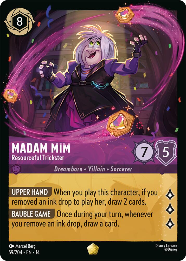 Madam Mim, Resourceful Trickster 59/204 (Hyperia City) 