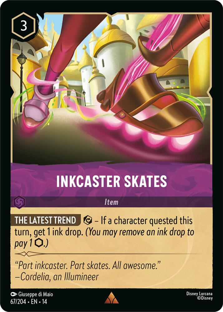 Inkcaster Skates 67/204 (Hyperia City)  - Cold Foil