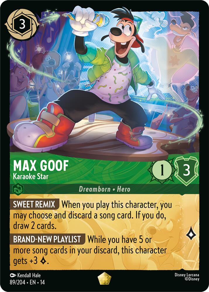 Max Goof, Karaoke Star 89/204 (Hyperia City) 