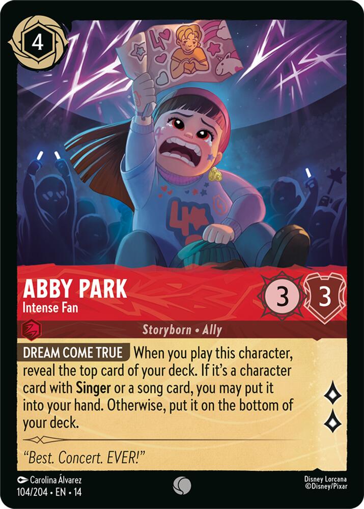 Abby Park, Intense Fan 104/204 (Hyperia City) 