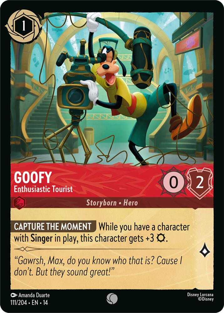 Goofy, Enthusiastic Tourist 111/204 (Hyperia City) 