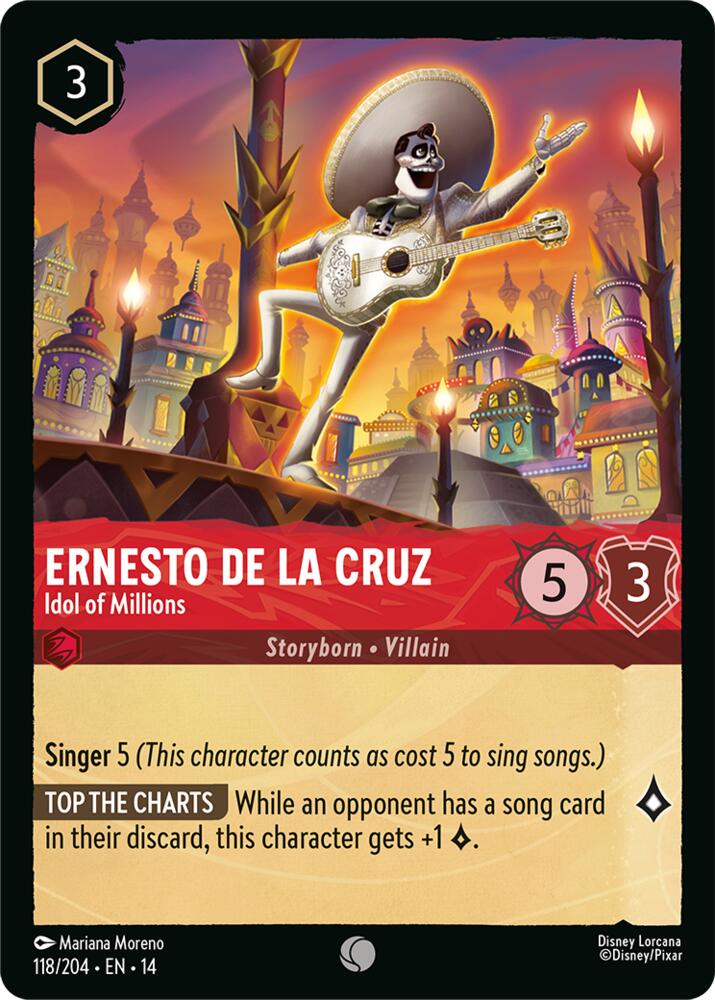 Ernesto de la Cruz, Idol of Millions 118/204 (Hyperia City) 