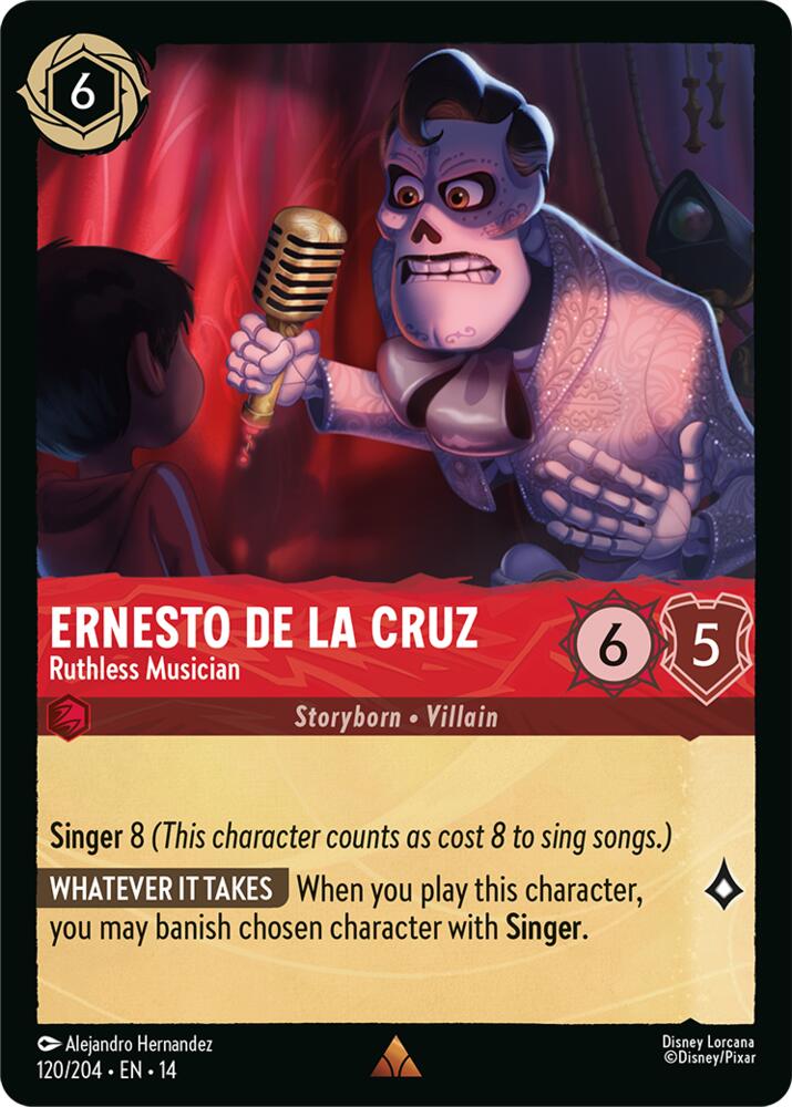 Ernesto de la Cruz, Ruthless Musician 120/204 (Hyperia City) 