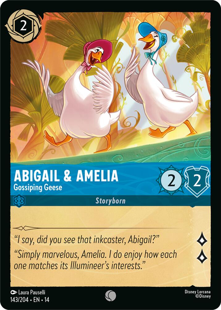 Abigail and Amelia, Gossiping Geese 143/204 (Hyperia City) 