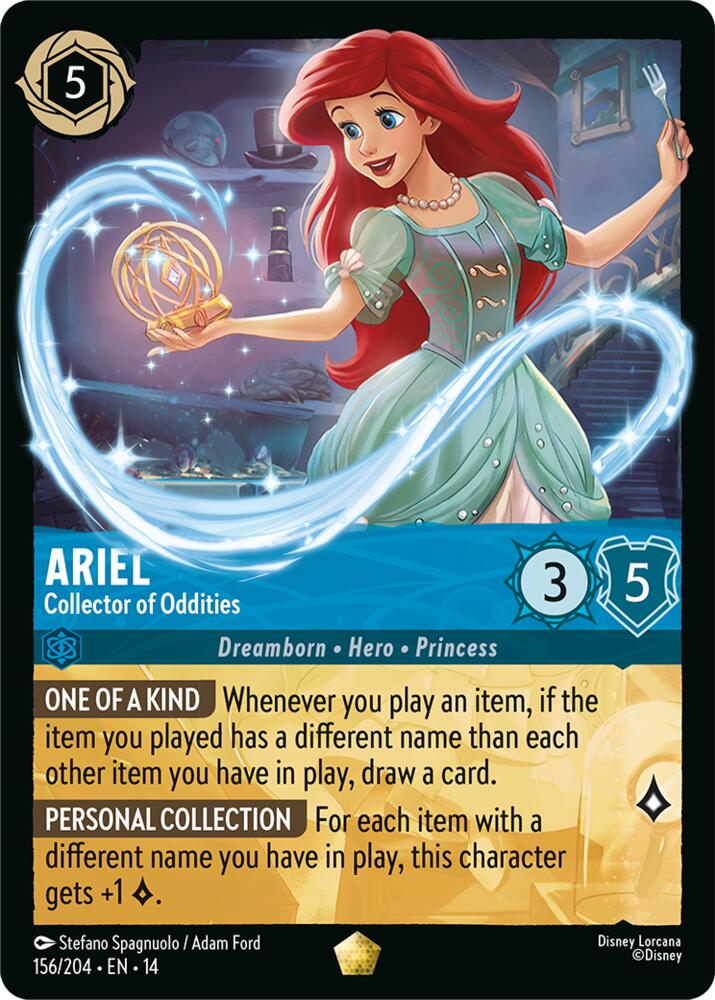 Ariel, Collector of Oddities 156/204 (Hyperia City) 